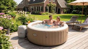 jacuzzi-bubbelbad tuinfeest Workum